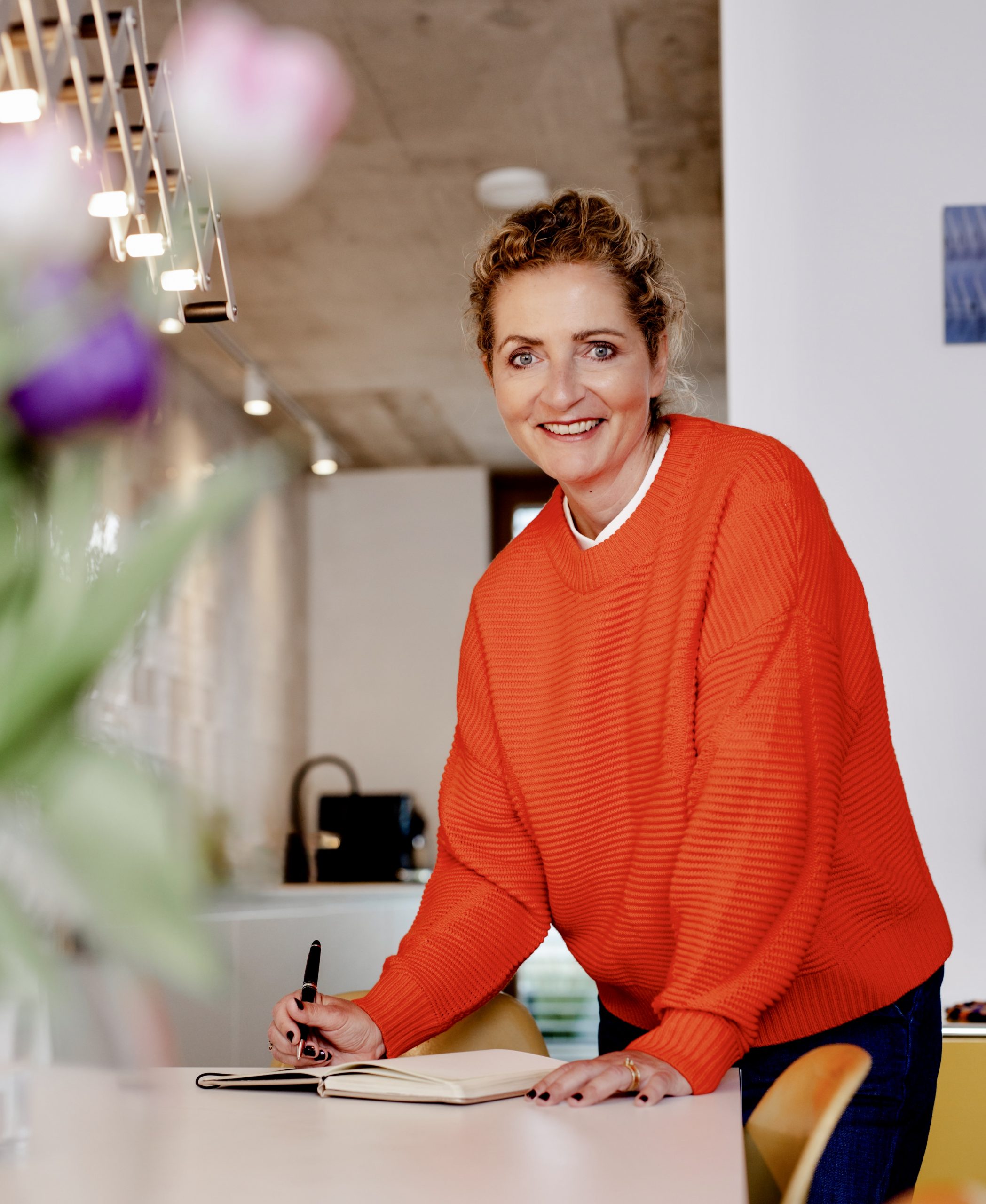 Sabrina Muollo, Gründerin von m-search, in ihrem Büro